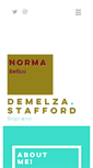 Mobile Screenshot of demelzastafford.com